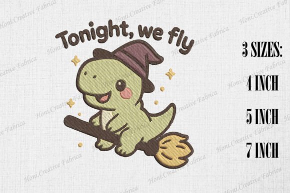 Night We Fly Cute T-rex
